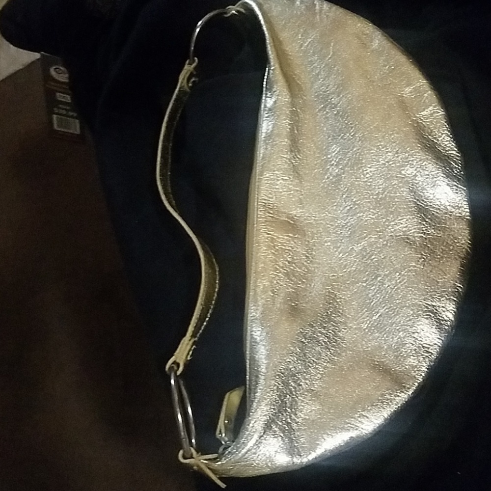 TANO NEW YORK METALLIC GOLD SMALL BAG